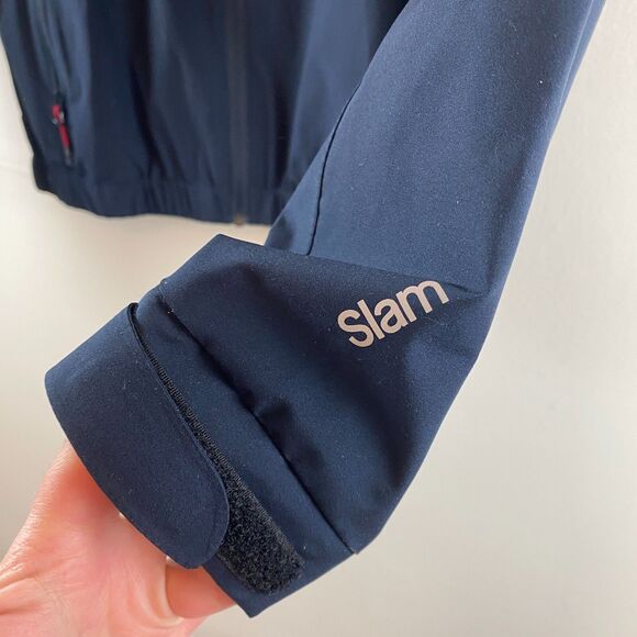 Slam Sailing Outdoor Boat Jacket Mens L Blue Waterproof Softshell Windproof - Picture 4 of 13